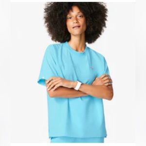 Figs neon blue set xs